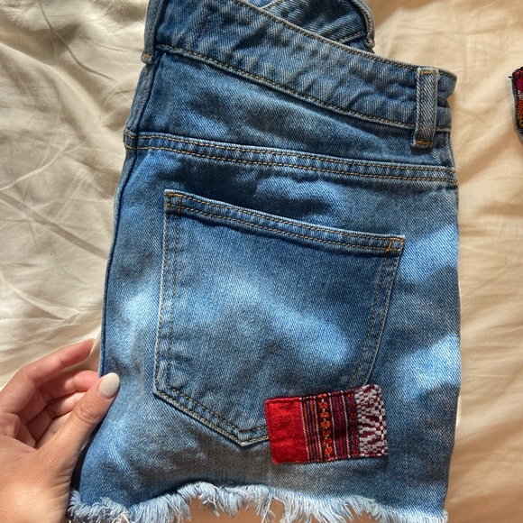 bullhead patchwork jean shorts - Picture 3 of 5